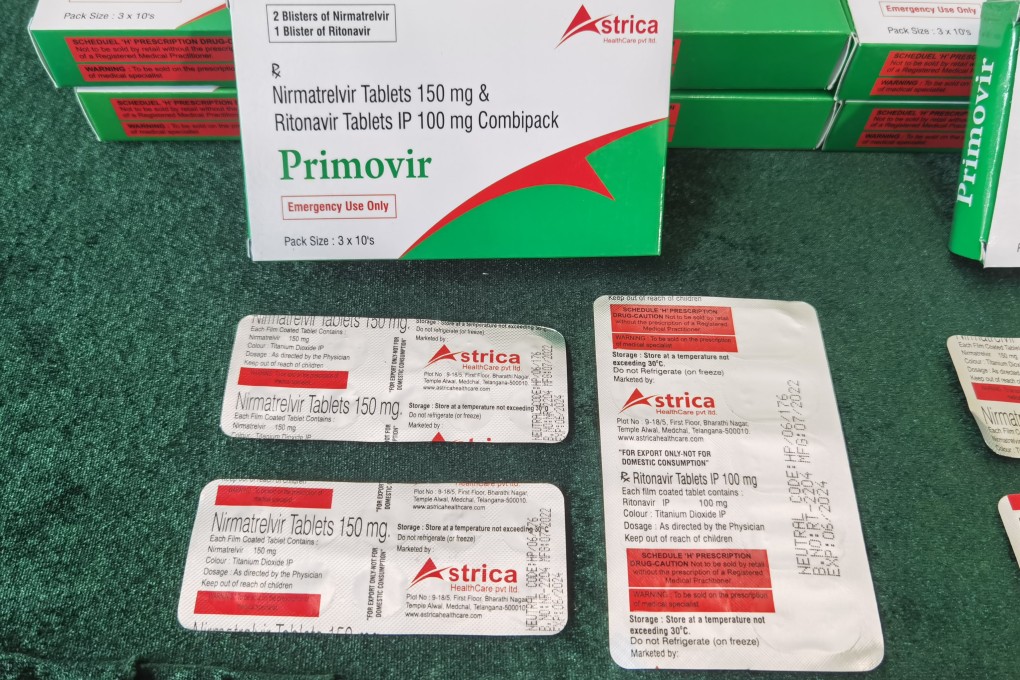 Hong Kong customs this week seized around HK$500,000 in suspected Covid-19 antiviral drugs. Photo: Handout