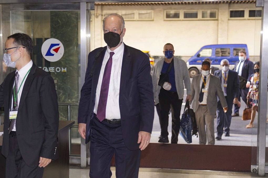 Terry McCartin, assistant US trade representative for China affairs, is leading a delegation of more than 20 officials at the talks in Taipei. Photo: CNA