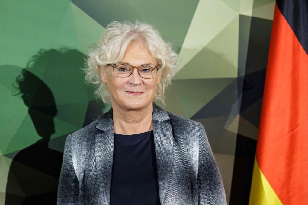 German Defence Minister Christine Lambrecht has been defence minister since Scholz became chancellor in December 2021. Photo: AFP