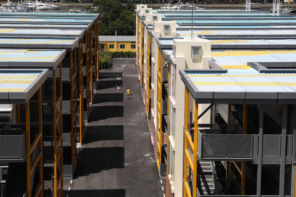 A view of the Kai Tak community isolation facility in 2022. The facility, built in a matter of months, is an example of Modular Integrated Construction.  Photo: Yik Yeung-man