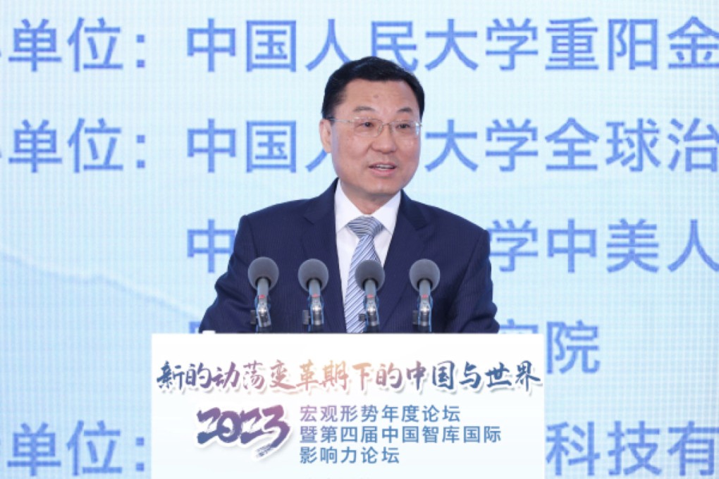 Xie Feng, China’s next likely US ambassador, appeals for cooperation, not confrontation, during a speech in Beijing. Photo: Handout