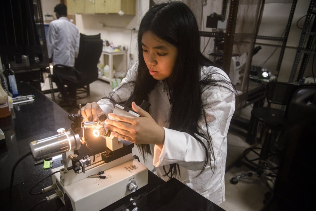 A researcher from the Indian Institute of Technology Madras works inside a laboratory in Chennai, India earlier in January. Photo: EPA-EFE