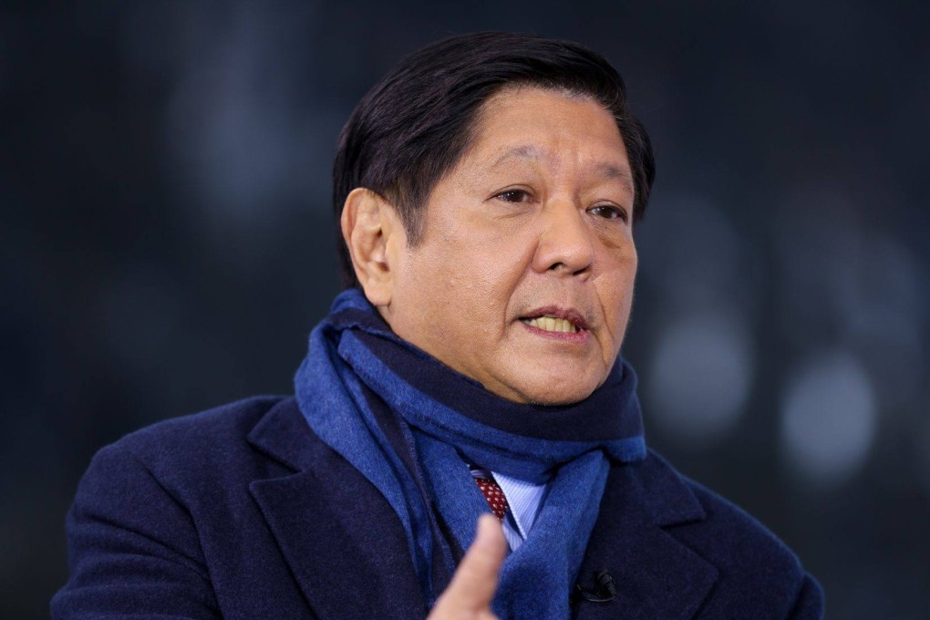 Ferdinand Marcos Jnr, the Philippine president, speaks on the opening day of the World Economic Forum in Davos, Switzerland. Photo: Bloomberg