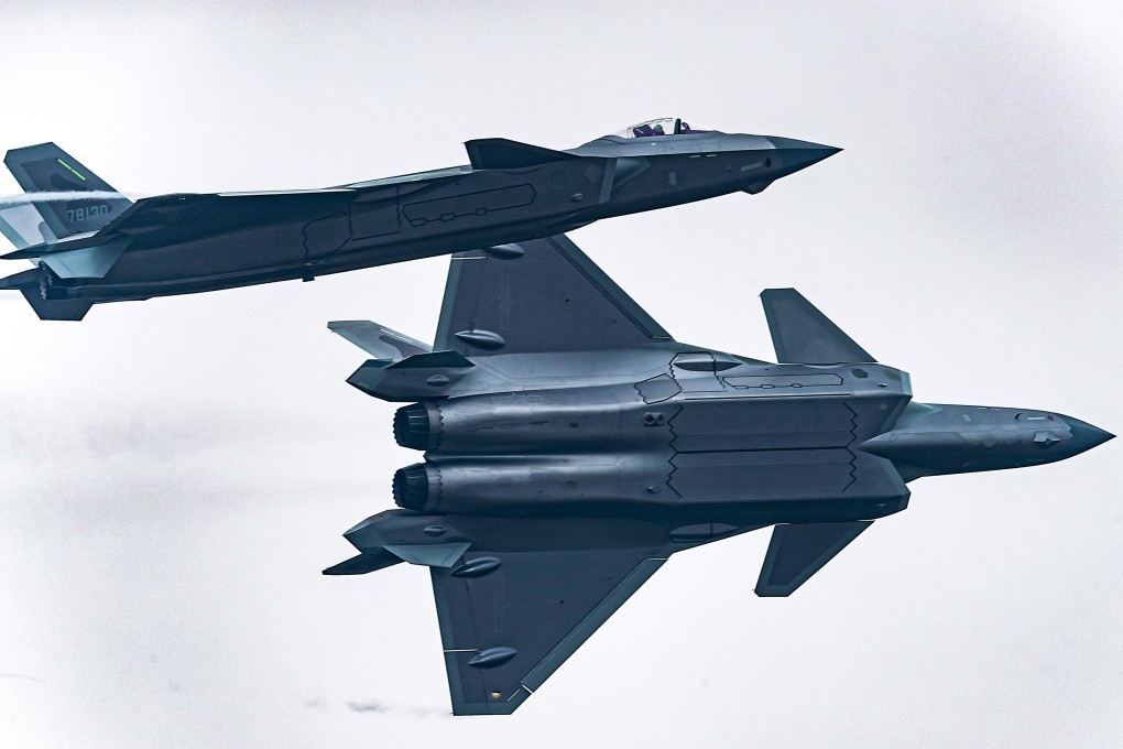 Introduced in 2017, China’s J-20 was the first non-US stealth fighter to enter service. Photo: Weibo