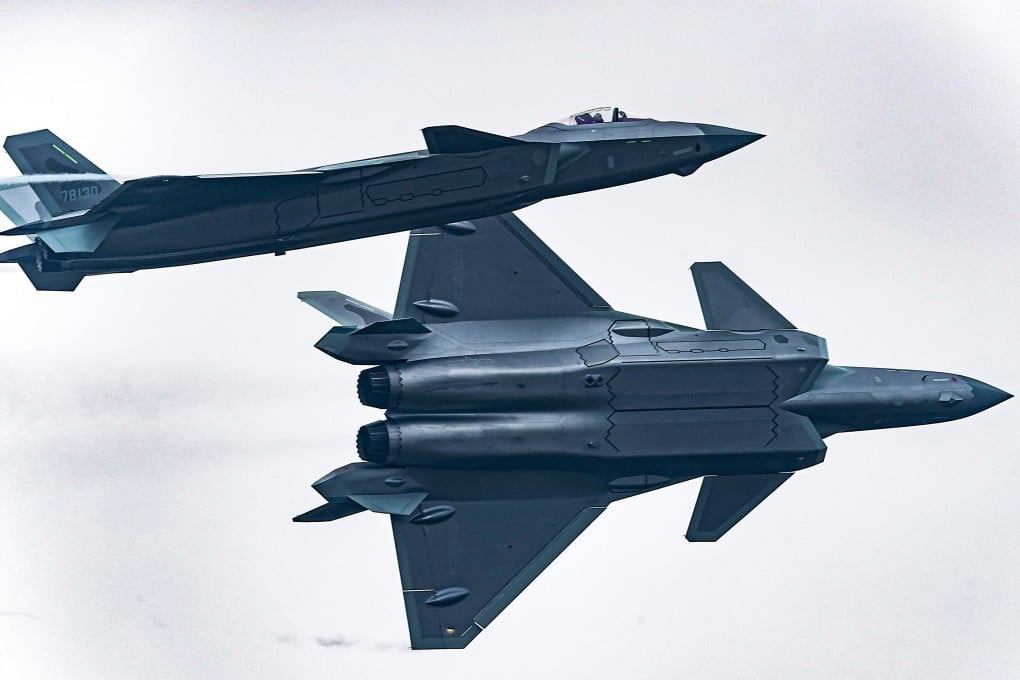 Introduced in 2017, China’s J-20 was the first non-US stealth fighter to enter service. Photo: Weibo