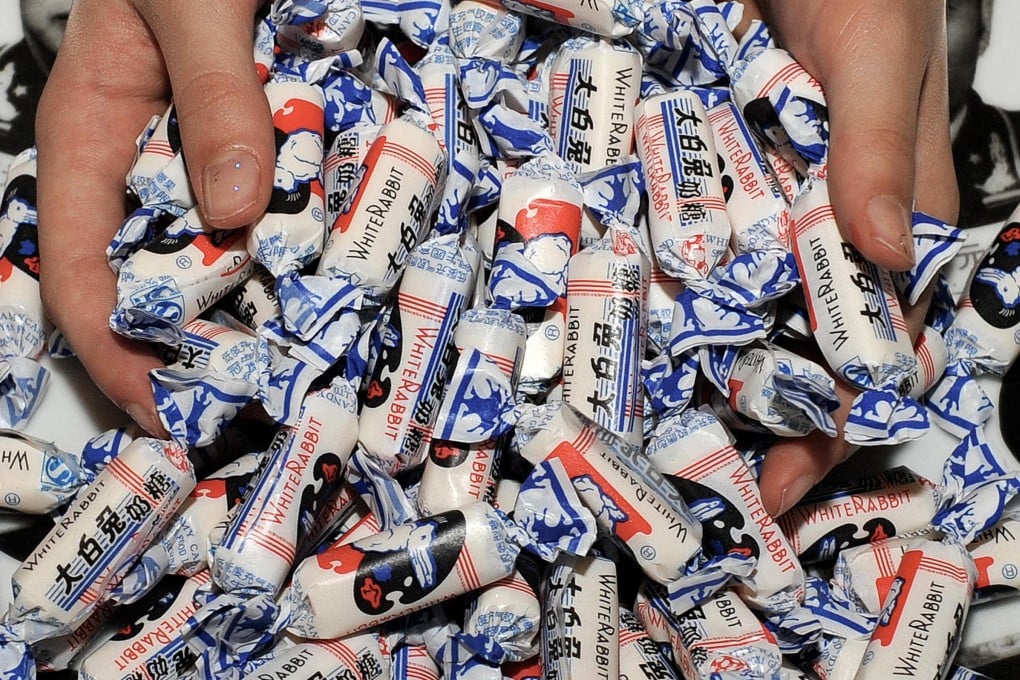 A bowl of White Rabbit candies, arguably one of China’s most recognisable cultural exports. Photo: AFP
