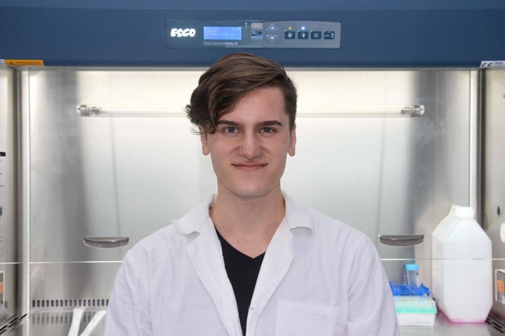 Mathieu Van Giel, founder of biotechnology start-up Wasna, which makes low-cost, animal-free growth serum to create cultivated meat in Singapore.