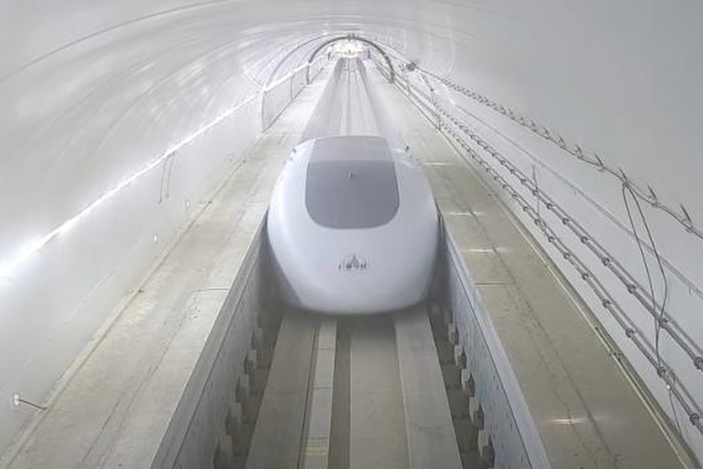 It took less than a year for a Chinese hyperloop facility to complete its first test run after construction started on the project last April. Photo: China Aerospace Science and Industry Corporation (CASIC)