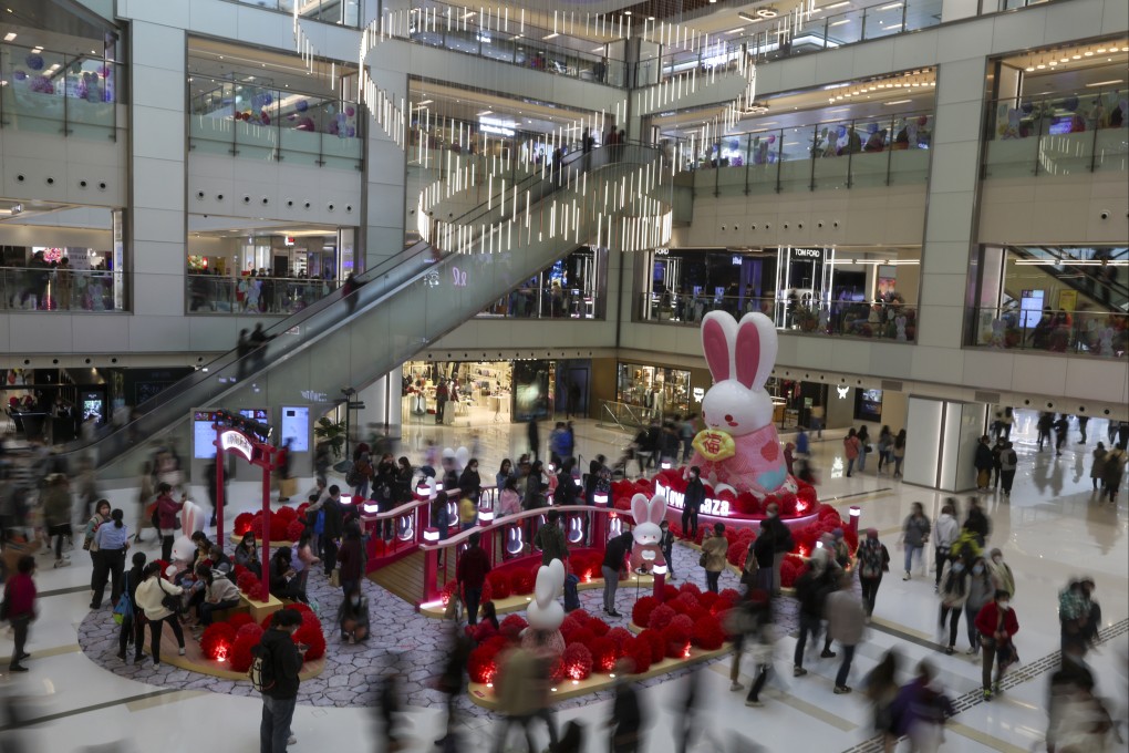 Customers shop at the New Town Plaza in Sha Tin. The holiday week could spell even worse news for the city’s retailers, says chairwoman of the Hong Kong Retail Management Association. Photo: Yik Yeung-man