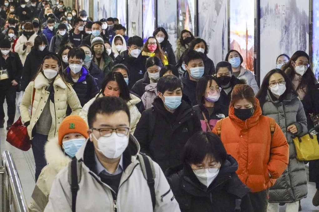 A Peking University study estimated that 900 million people in China had been infected with the virus – or 64 per cent of the population – as of January 11. Photo: Kyodo