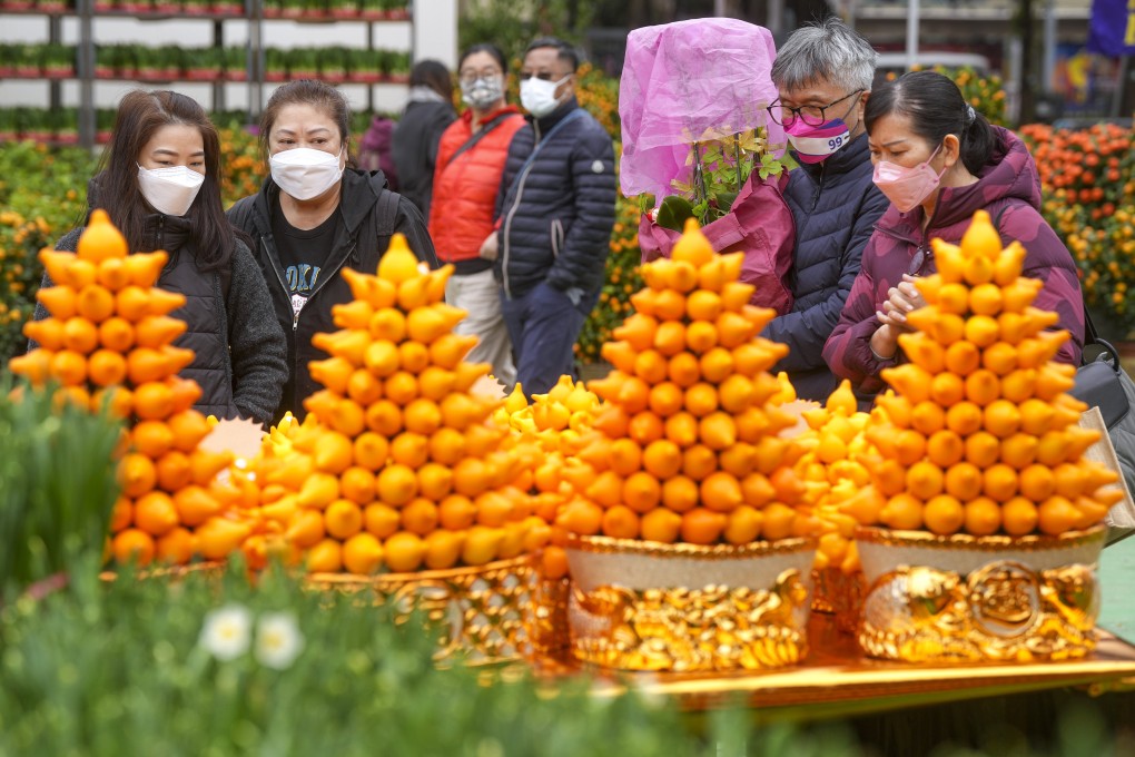 People visit the Lunar New Year Fair at Victoria Park on January 16. Photo: Elson Li