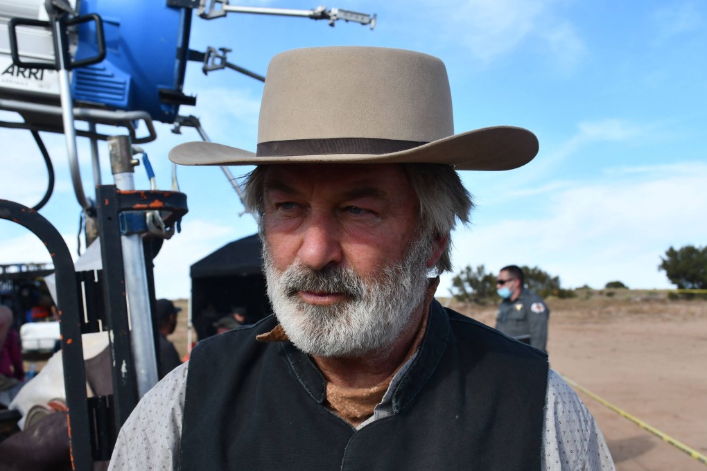 Actor Alec Baldwin is processed by law enforcement after the death of cinematographer Halyna Hutchins at the Bonanza Creek Ranch in Santa Fe, New Mexico, in October 2021. Photo: Santa Fe County Sheriff’s Office via AFP