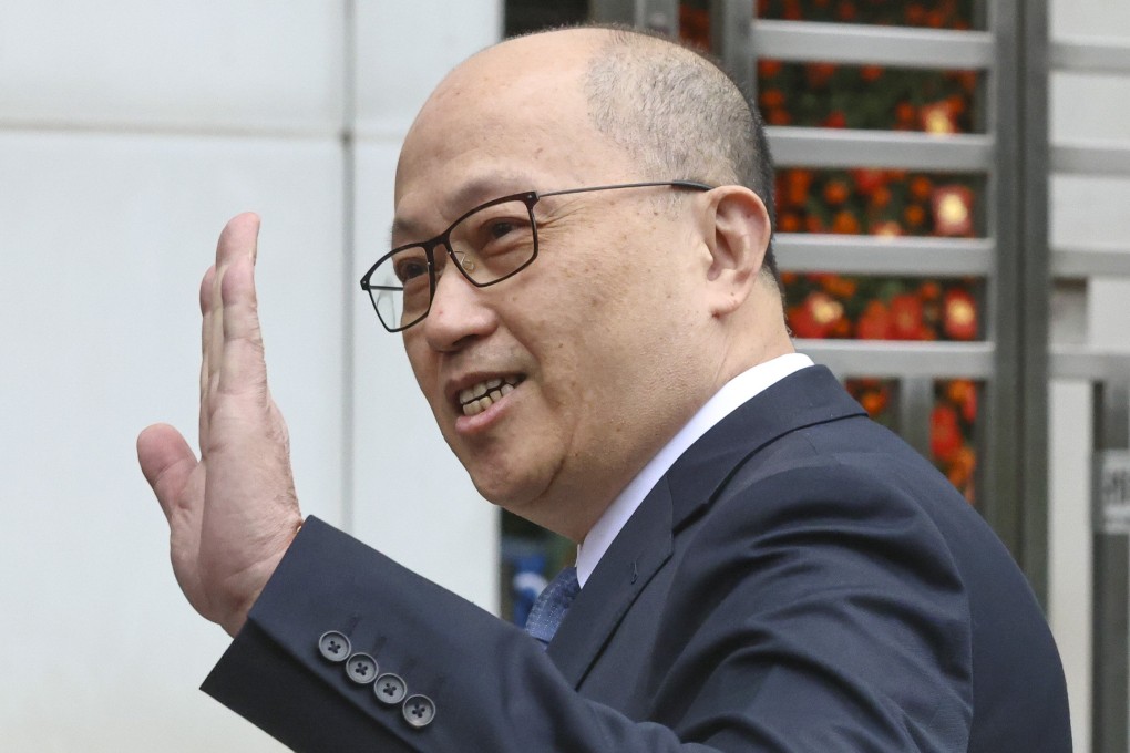 Newly appointed liaison office head Zheng Yanxiong meets the media before his first day work on January 16. Photo: K.Y. Cheng