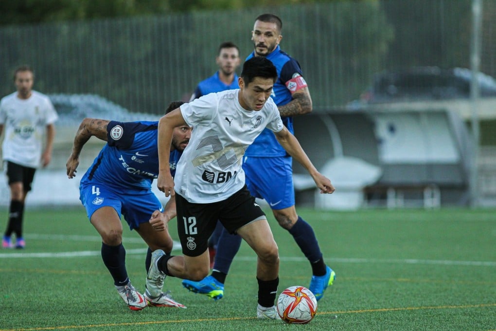 Shinichi Chan in action in a friendly match last August.