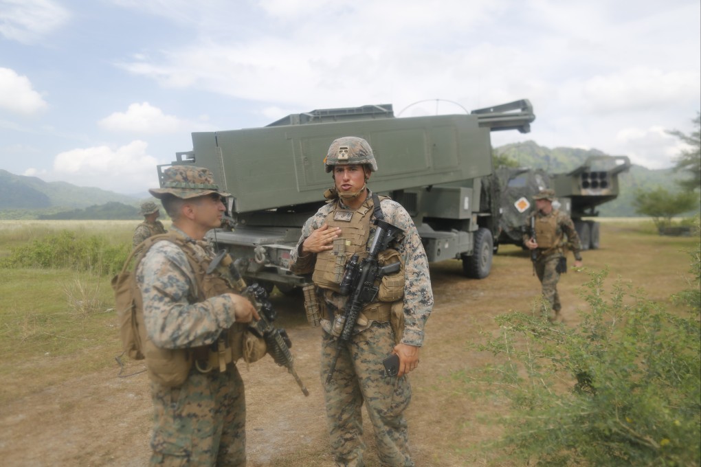 US Marines during a drill in the Philippines, one of Washington’s main allies in the region. Photo: EPA-EFE