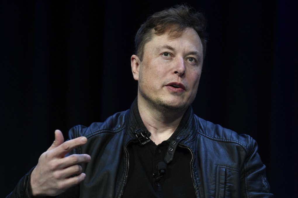 Tesla and SpaceX Chief Executive Officer Elon Musk speaks at an event in Washington in March 2020. Photo: AP