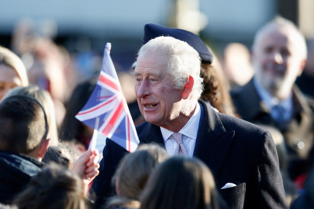 Britain’s King Charles greets people in Bolton, UK on Friday. Photo: Reuters