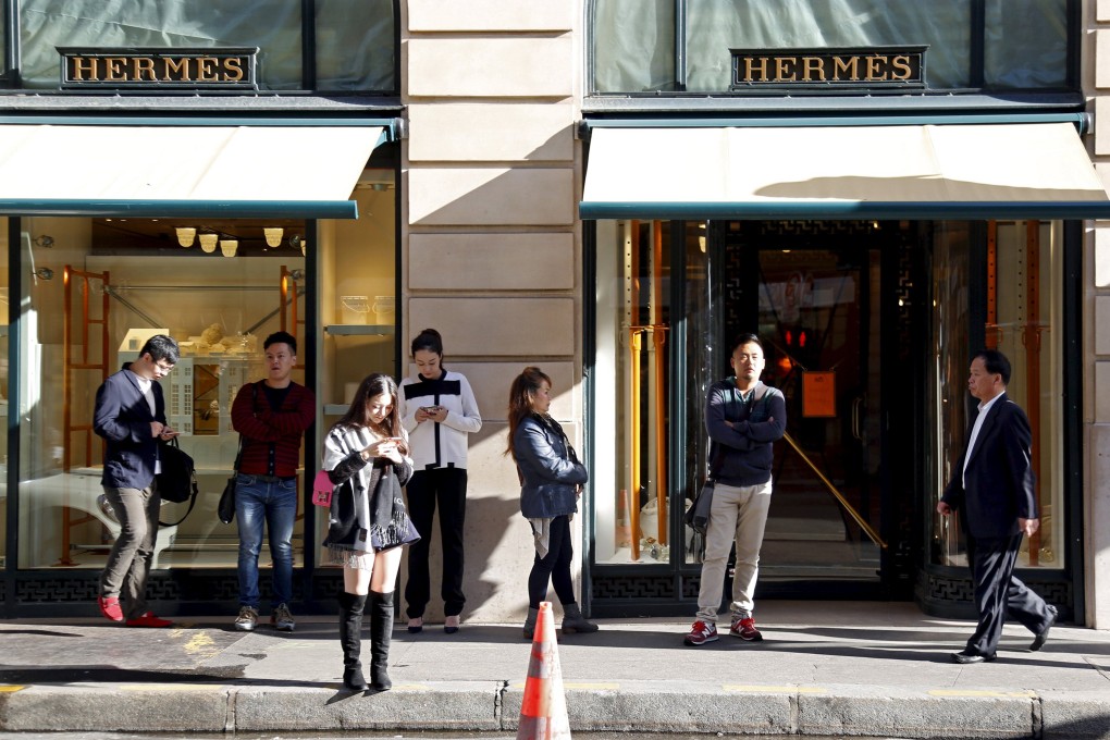 More than two thirds of luxury purchases by Chinese buyers is done overseas. Photo: Reuters