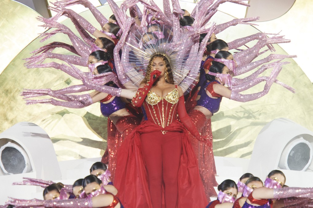Beyoncé performs at the launch party for Dubai’s latest luxury resort, Atlantis The Royal. Photo: 
Getty Images for Atlantis The Royal