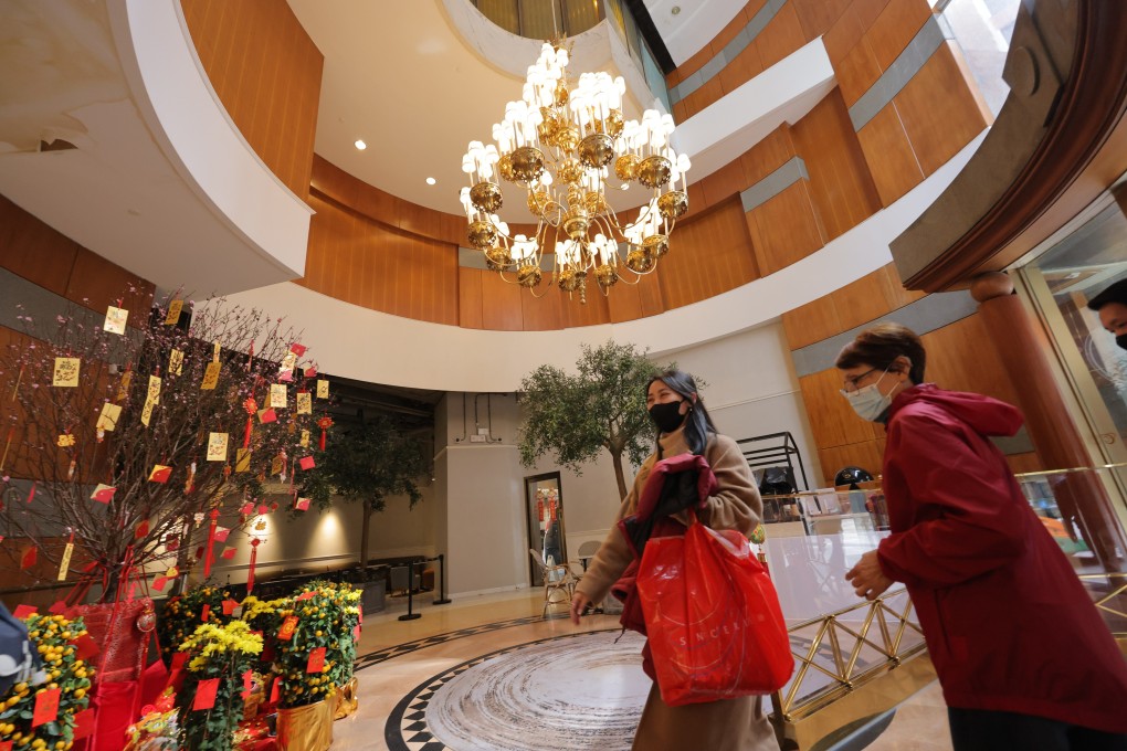 The lobby of the Charterhouse Causeway Bay hotel. Photo: Jelly Tse