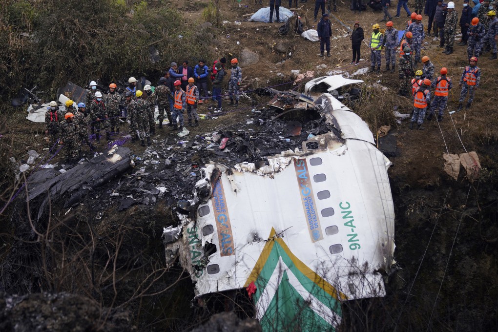 The black box recovered from the plane crash in Nepal is being sent for analysis. Photo: AP