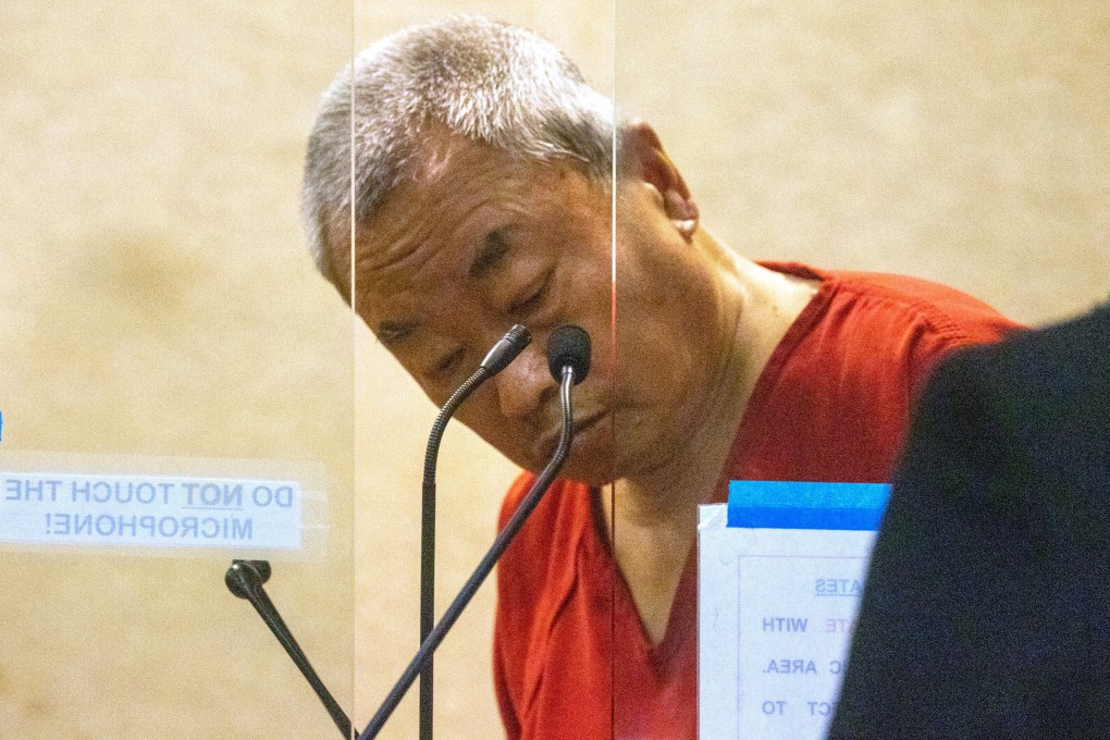 Chunli Zhao appears for his arraignment at San Mateo Superior court in Redwood City, California, on January 25. Photo: Reuters