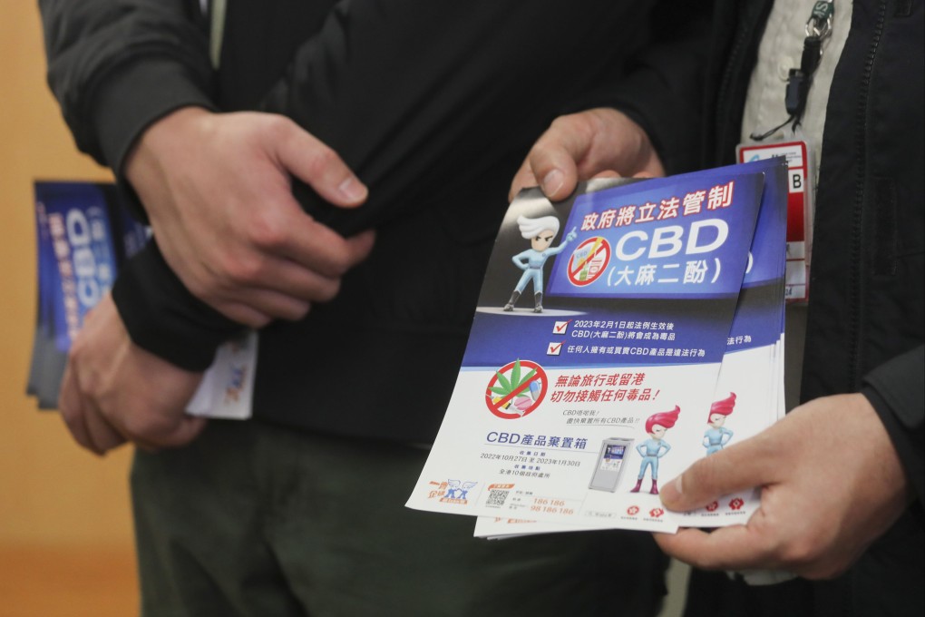 Hong Kong residents have been warned about the CBD ban, which will come into effect on Wednesday. Photo: Xiaomei Chen