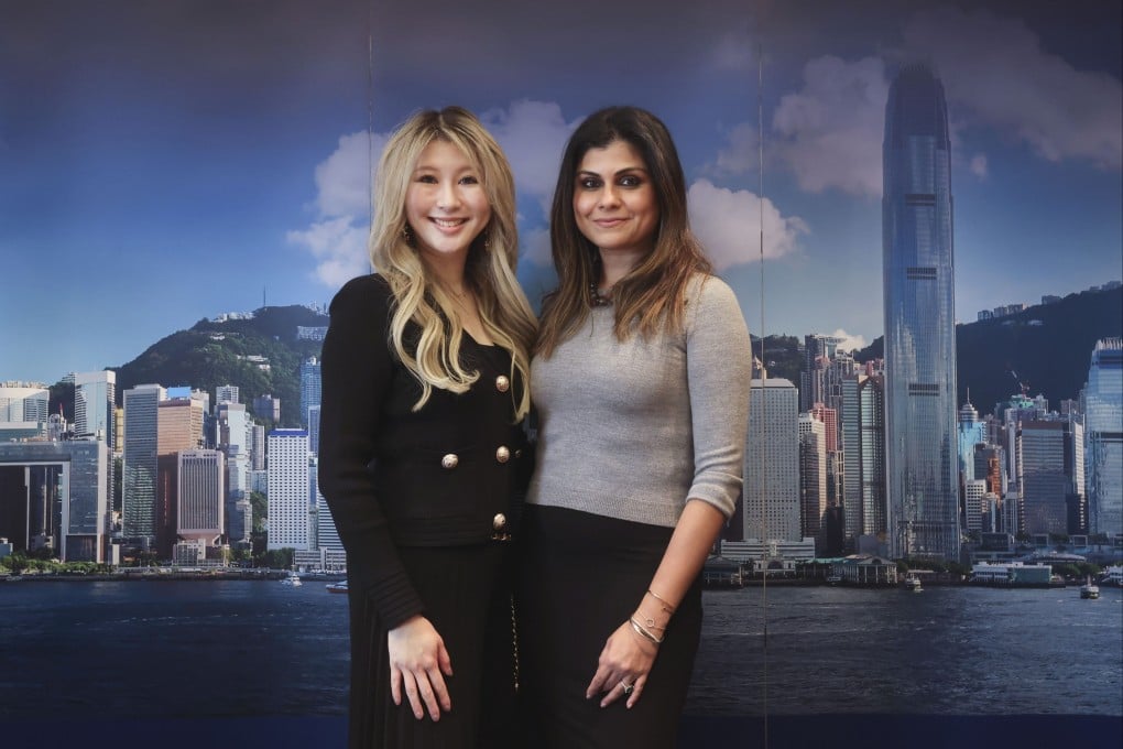 Alison Tsai (left), chairwoman of Women in Law Hong Kong, and Amita Haylock, partner at Mayer Brown. Photo: Jonathan Wong