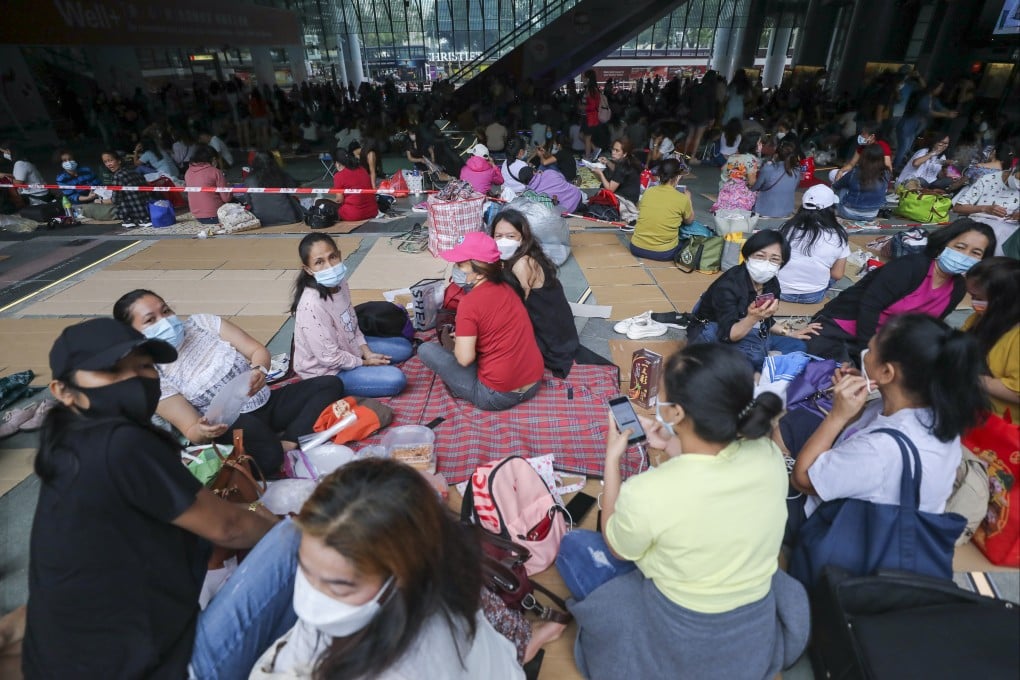 Foreign domestic helpers account for one-tenth of the city’s workers and 5 per cent of its population. Photo: Xiaomei Chen