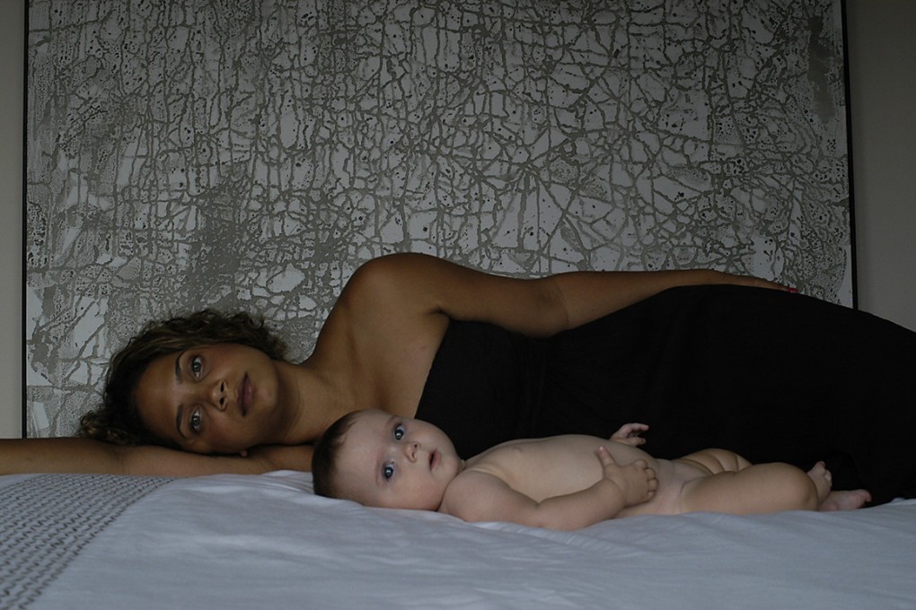 A portrait of a mother and her child featured in m<other>, which explores identity in multiracial families in Hong Kong and Shanghai. Photo: Soluna Fine Art