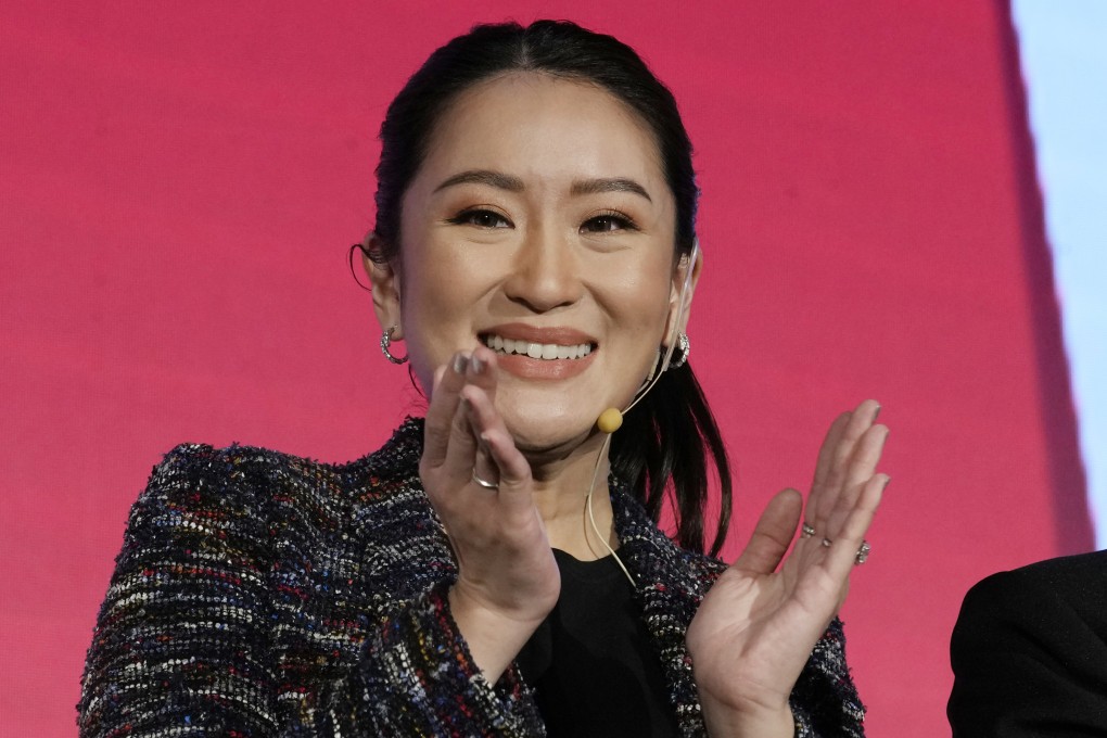 Paetongtarn Shinawatra, the daughter of Thailand’s former Prime Minister Thaksin Shinawatra, pictured at a Pheu Thai party general assembly meeting last month. Photo: AP