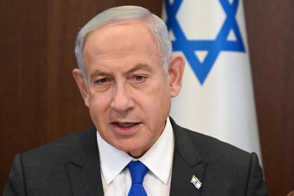 Israeli Prime Minister Benjamin Netanyahu chairs the weekly cabinet meeting in Jerusalem, Israel on Sunday. Photo: Haim Zach / GPO / dpa