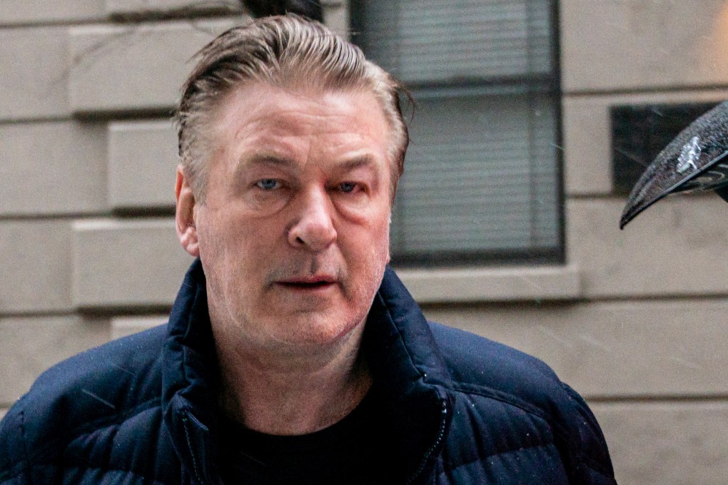 Actor Alec Baldwin departs his home in New York on Tuesday. Photo: Reuters