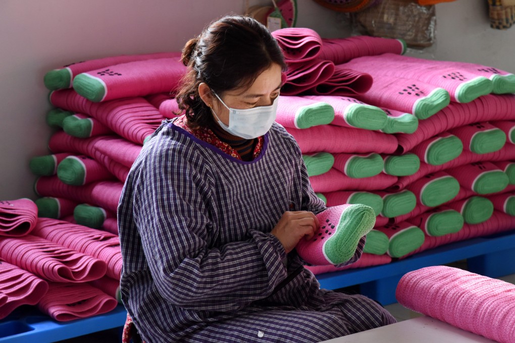 China’s Caixin/S&P Global manufacturing purchasing managers’ index (PMI) rose to 49.2 in Janaury, up from 49 in December, data released on Wednesday showed. Photo: Xinhua