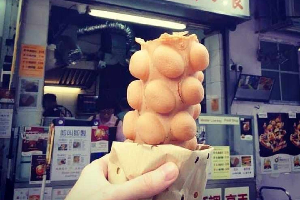 An egg waffle from Master Low-Key in Shau Kei Wan - the best you can find in Hong Kong, according to food blogger Gary Suen. Photo: Instagram / @master_low_key_food_shop