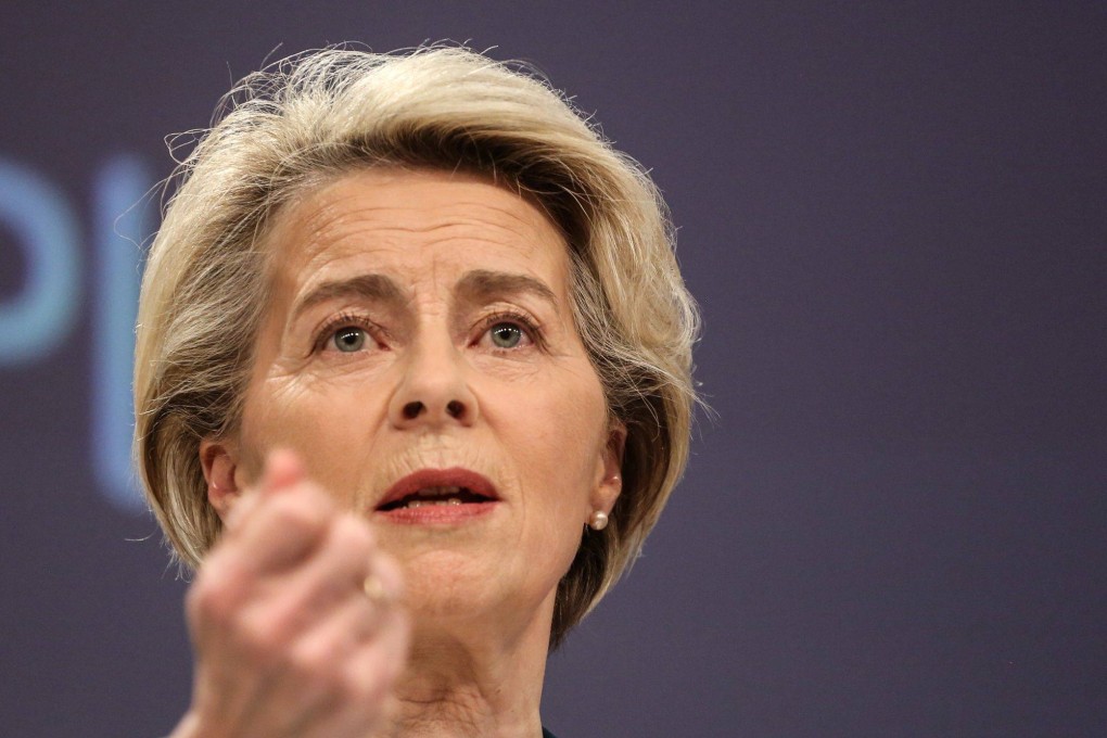 EU President Ursula von der Leyen and a team of policy commissioners discuss how to bring Ukraine in line with EU standards. Photo: Bloomberg