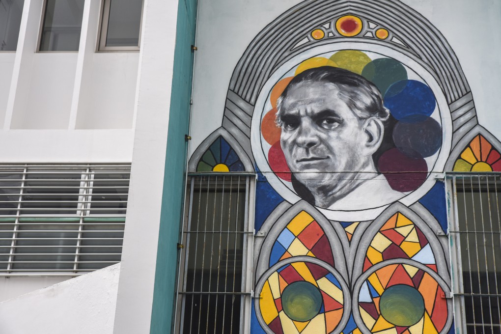 A mural of Corrado Feroci at Bangkok’s Silpakorn University. The Italian sculptor helped change the face of the Thai capital. Photo: Ronan O’Connell
