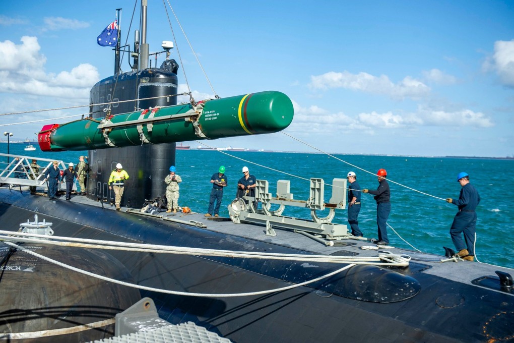 The Los Angeles-class fast-attack submarine USS Springfield docked at an Australian naval base in Perth. File photo: US navy