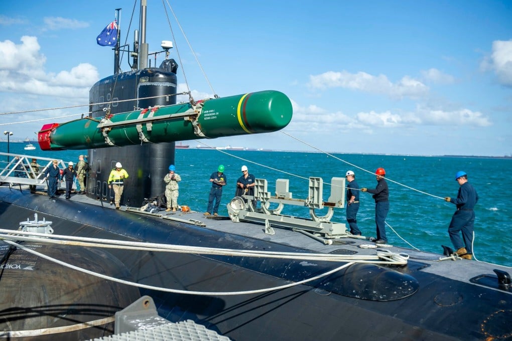 The Los Angeles-class fast-attack submarine USS Springfield docked at an Australian naval base in Perth. File photo: US navy