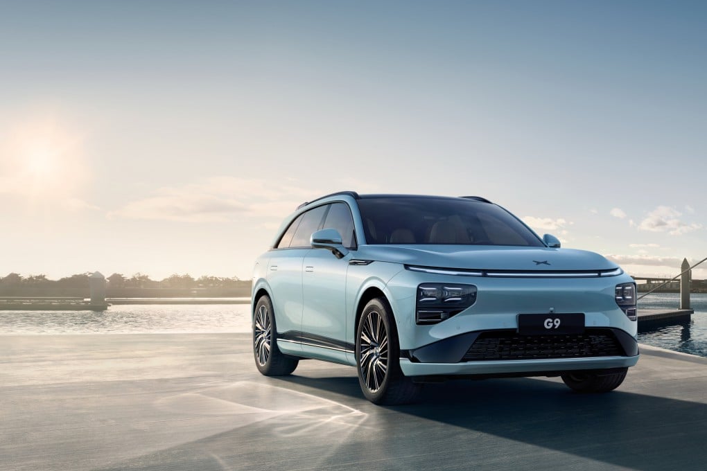 The G9, starting from US$49,740 in Norway, needs just five minutes of ultra-fast charging for a driving range of 300 kilometres, Xpeng claims. Photo: Xpeng