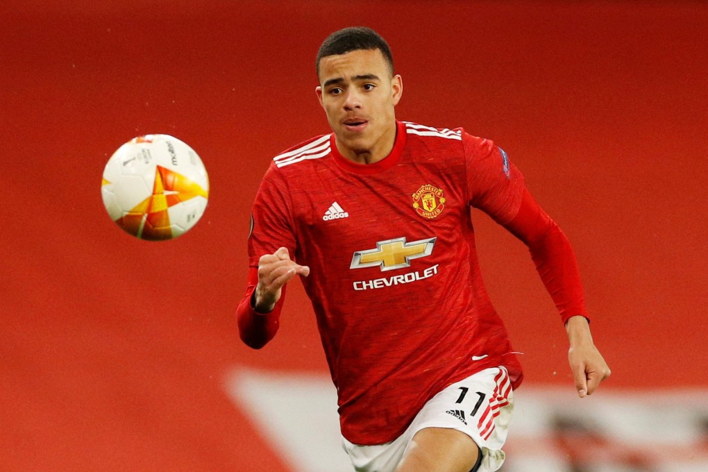 Manchester United’s Mason Greenwood in action. Photo: Reuters