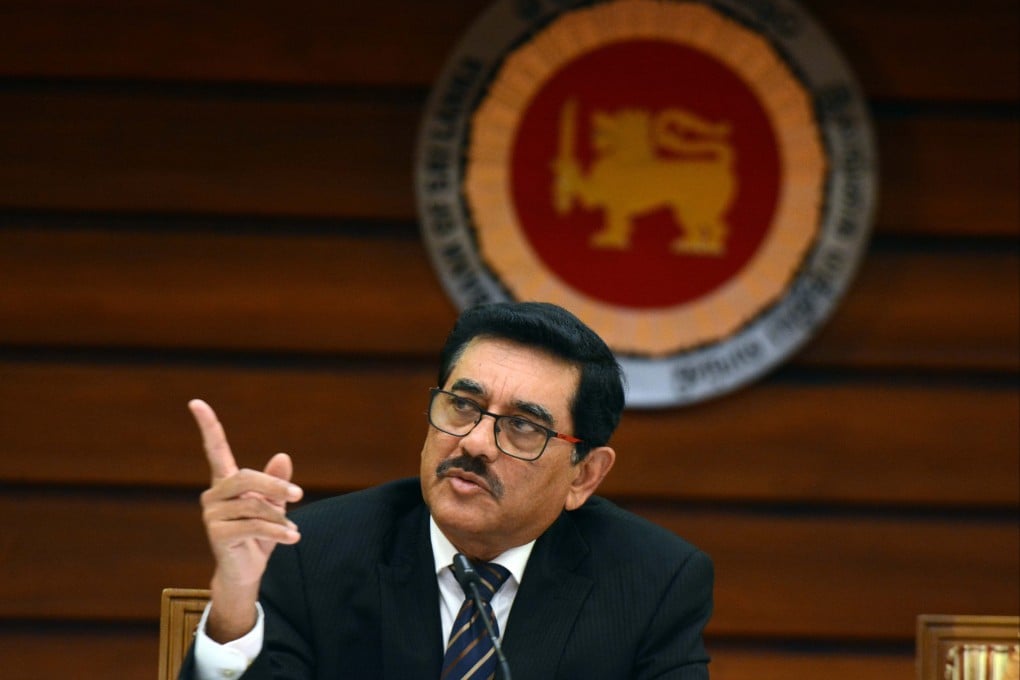 Sri Lankan central bank Governor Nandalal Weerasinghe. Photo: Xinhua