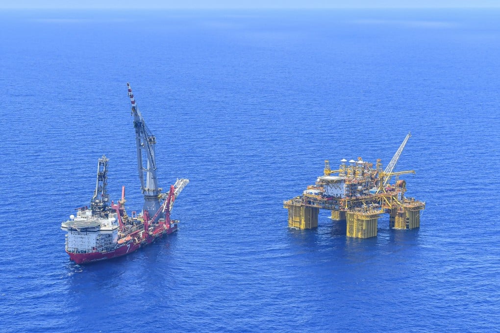 A Chinese deepwater drilling rig in the South China Sea. Photo: Xinhua
