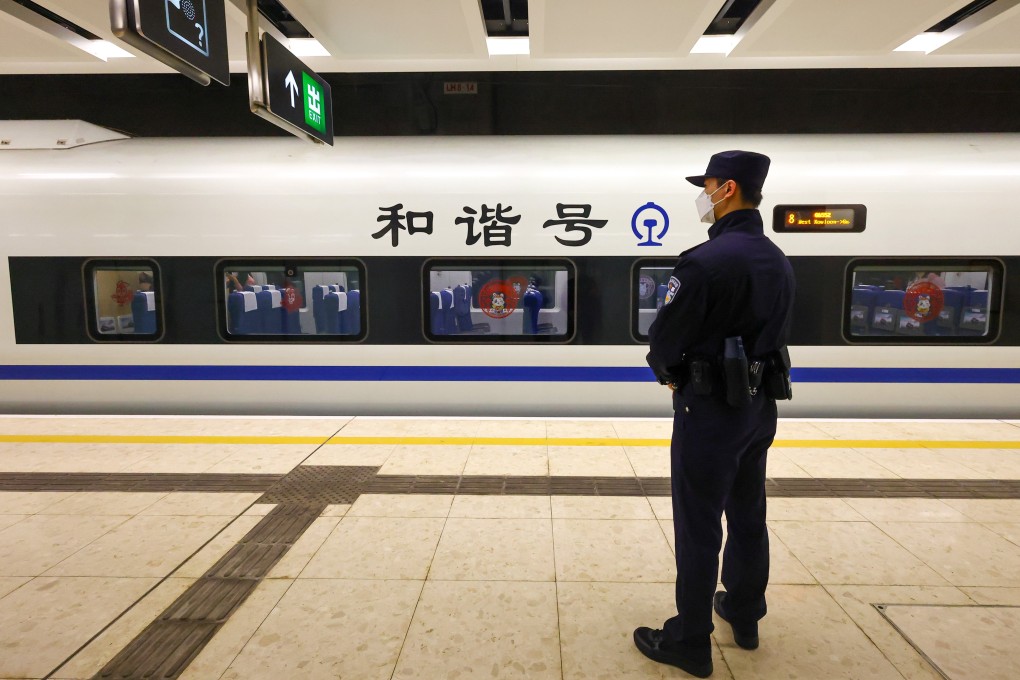 The high-speed railway resumed services last month after it was suspended for three years due to the Covid-19 pandemic. Photo: Dickson Lee