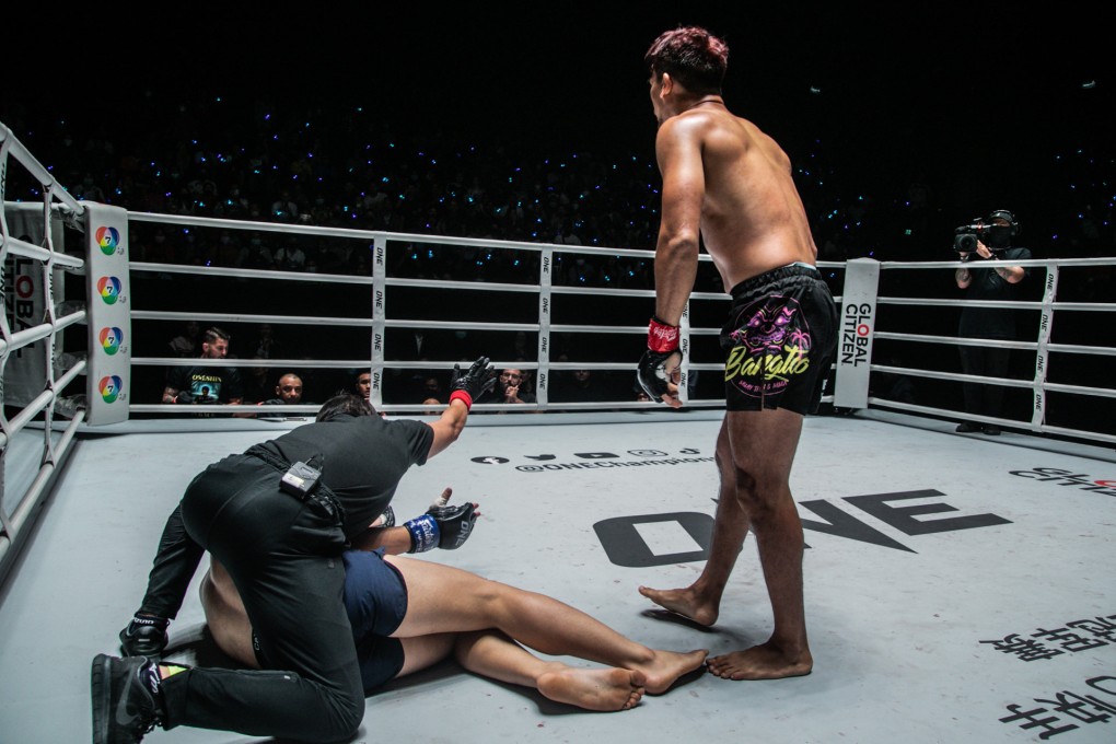 Shannon Wiratchai beats Poriya Golpour by first-round TKO at ONE Friday Fights 3. Photos: ONE Championship.