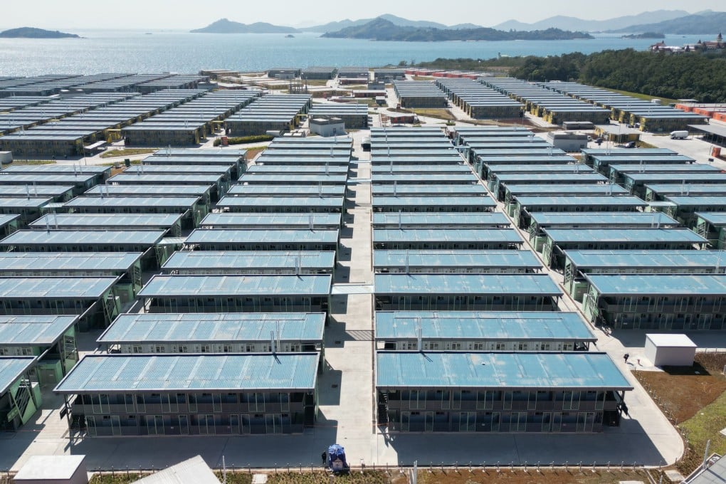 Isolation facilities at Penny’s Bay quarantine centre on Lantau Island, Hong Kong. Photo: Sam Tsang
