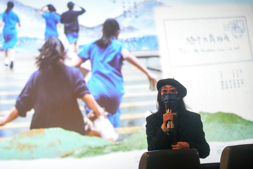 Director Mabel Cheung at a showing of the film on Sunday in Whampoa. Photo: Sam Tsang