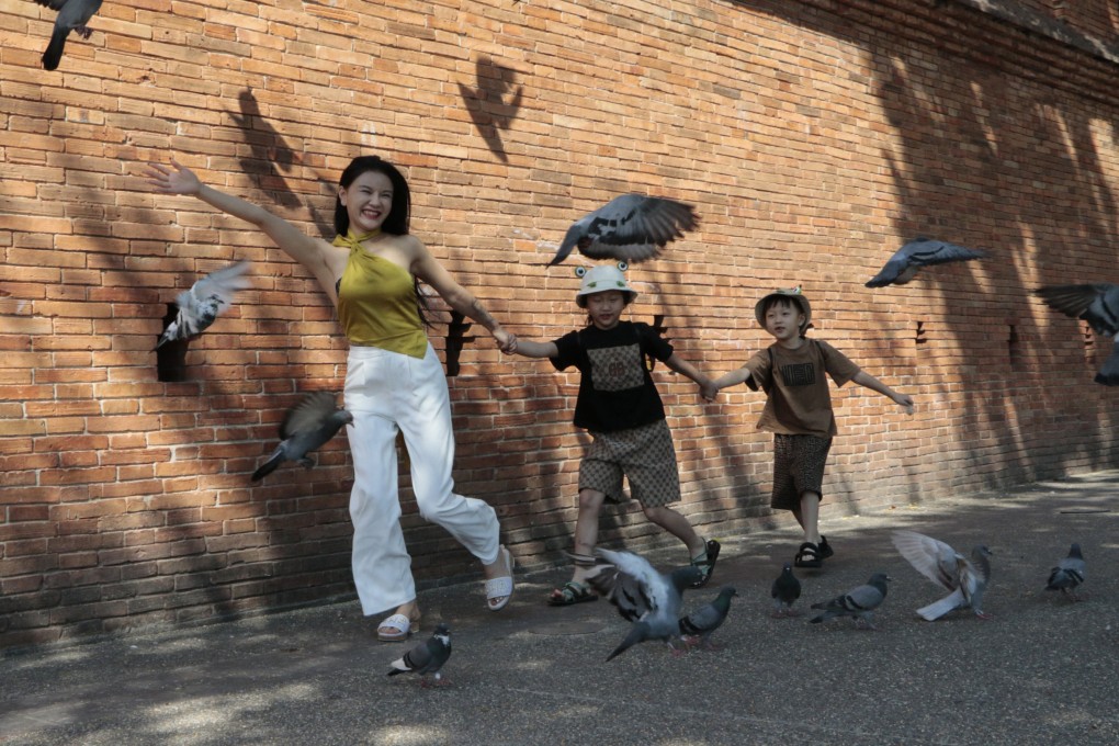 Chinese tourists pictured in Chiang Mai province, northern Thailand, last month. China began allowing tour groups to visit 20 destinations, including Thailand, from Monday as it lifted a Covid-era ban. Photo: AP