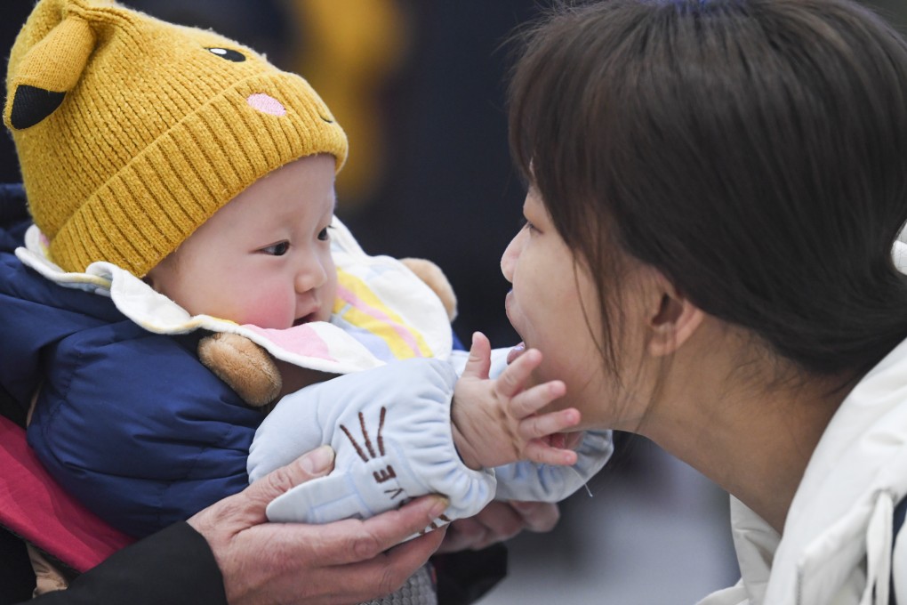 China recorded its lowest birth rate last year since the founding of the People’s Republic in 1949, with 6.77 babies born per 1,000 people, according to official data. Photo: Xinhua