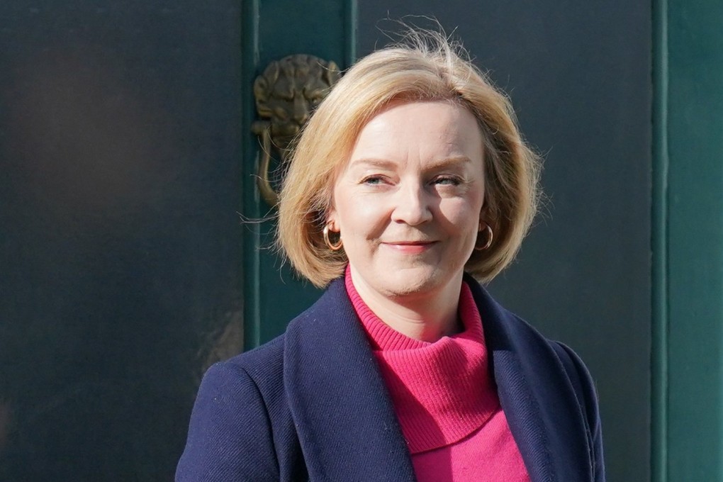 Former UK prime minister Liz Truss leaves her house in south-east London. Photo: dpa